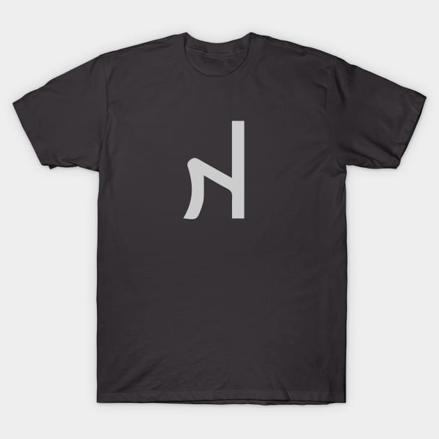 𐰴 - Letter K (v1) - Old Turkic Alphabet T-Shirt by ohmybach